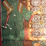 Слика 5. Приказ протопсалта који рукама даје знак осталим појцима